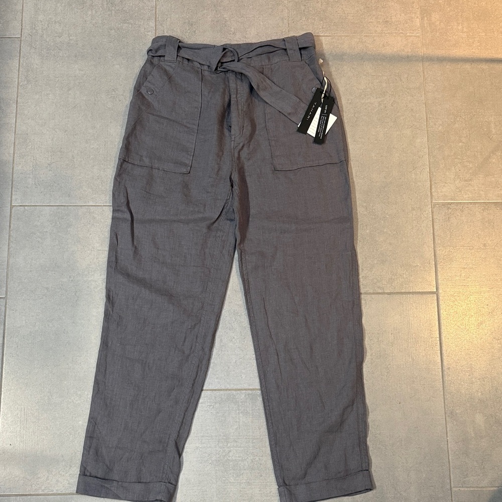 NWT Tahari Womens Linen Pants